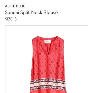 Stitch Fix: Alice Blue, red/navy tank top